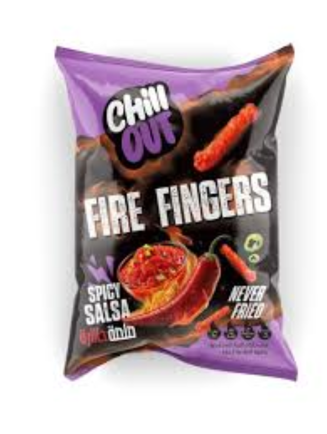 CHILL OUT OAT FIRE FINGERS SPICY SALSA 60G